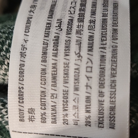 HOLLISTER Sweater, S, White/ Green, VGUC - Picture 8 of 9